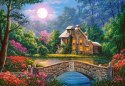 Puzzle 1000 elementów - Chata w blasku księżyca Castor