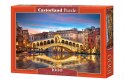 Puzzle 1000 elementów - Wenecja most Rialto w nocy Castor