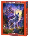 Puzzle 1000 elementów - Wilk i zamek Castor