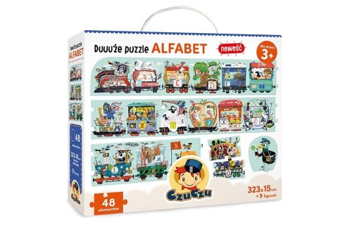 Puzzle Duuuże Alfabet 48 elementów CzuCzu