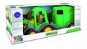 Traktor ładowarka z przyczepą na konia Farmer 41 cm w pudełku Wader