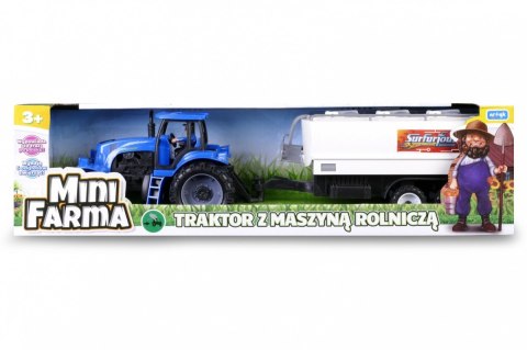 Traktor z maszyną rolniczą, mówiący po polsku Artyk