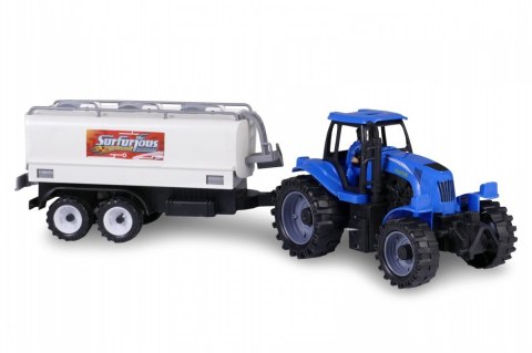 Traktor z maszyną rolniczą, mówiący po polsku Artyk