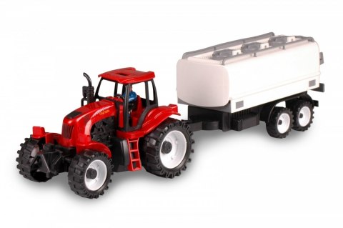 Traktor z maszyną rolniczą, mówiący po polsku Artyk