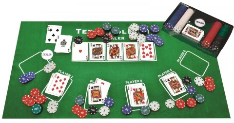 Zestaw do pokera 200 żetonów Pulio