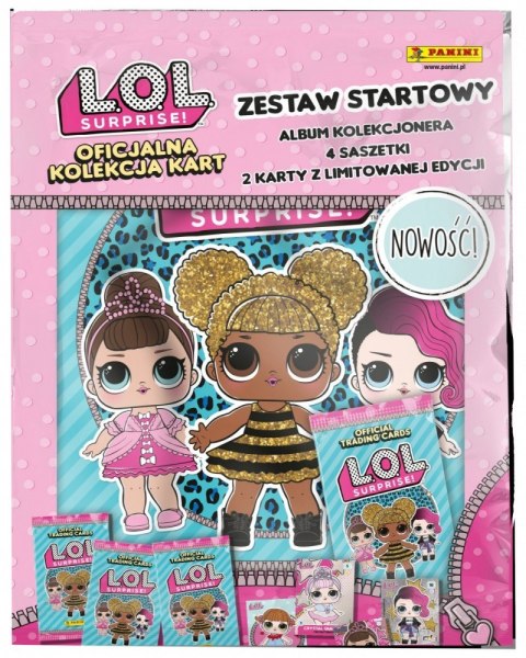 Karty L.O.L. Surprise Mega zestaw startowy Panini Kolekcja