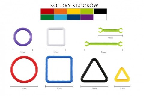Klocki 173 elementy ASKATO