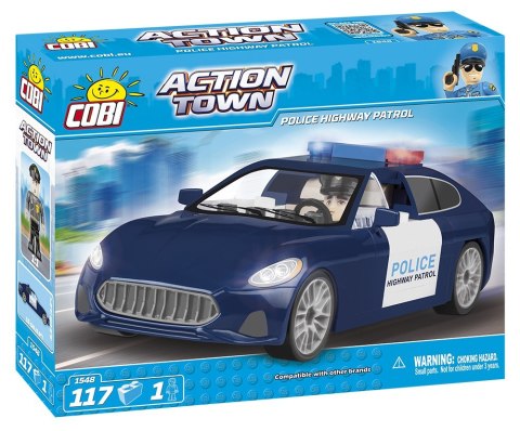 Klocki Action Town Patrol policyjny Cobi Klocki