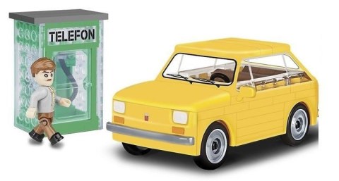 Klocki Cars Fiat 126p + figurka Cobi Klocki