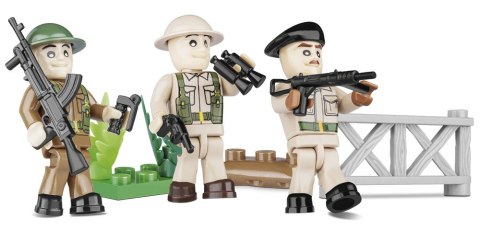 Klocki Mała Armia Brytyjczycy - 3 figurki z akcesoriami Cobi Klocki