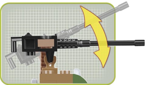 Klocki Mała Armia Pojazd patrolowy Straży Granicznej Cobi Klocki