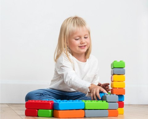 Klocki budowlane Cegły Junior 30 elementów Marioinex