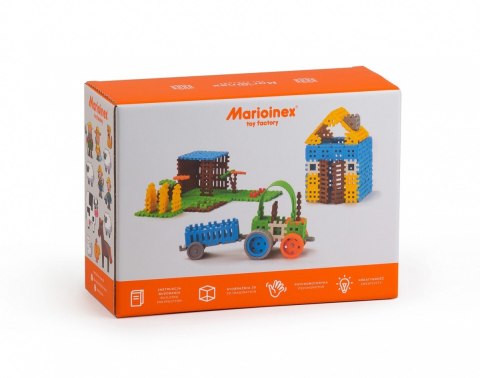 Klocki konstrukcyjne Mini Waffle Rolnik Zestaw Duży Marioinex
