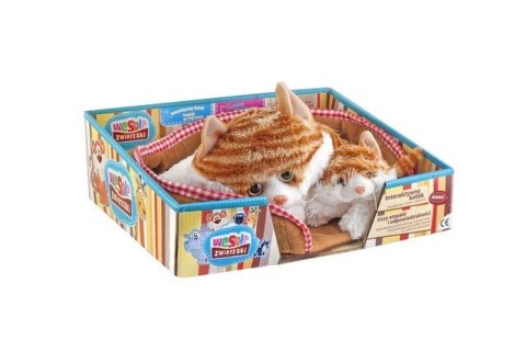 Maskotka Kot z głosem rudy 34 cm Madej