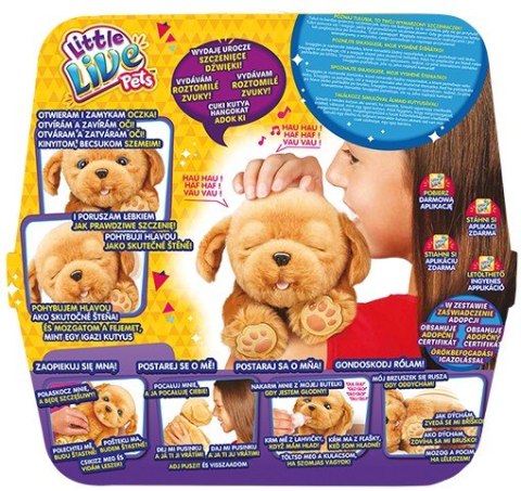 Maskotka interaktywna Little Live Pets Mój wymarzony przyjaciel Tuluś Cobi