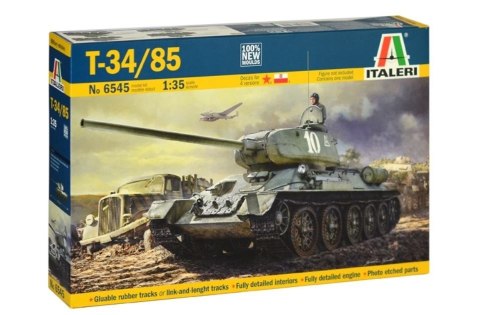Model plastikowy Czołg T-34/85 ZAVOD 183 Mod.44 Italeri