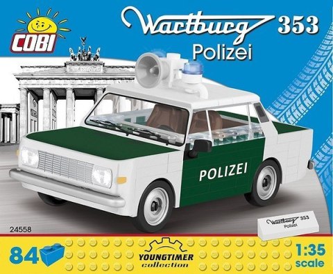 Klocki Cars Wartburg 353 Polizei Cobi Klocki