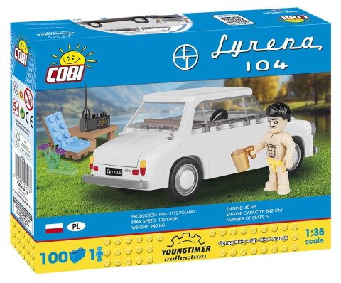 Klocki Syrena 104 + figurka Cobi Klocki