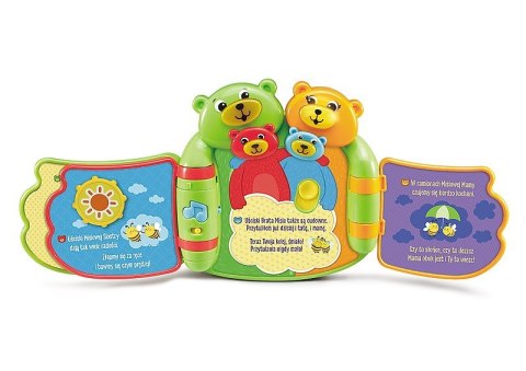 Książeczka interaktywna Misiowa Rodzinka Rymowanki - Przytulanki Vtech