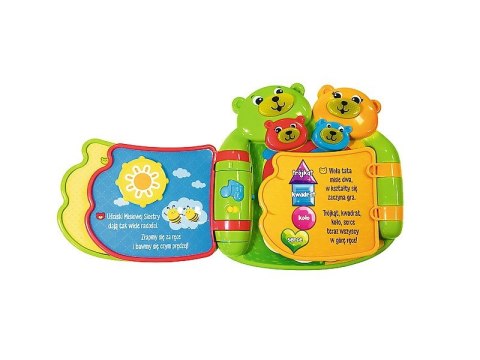 Książeczka interaktywna Misiowa Rodzinka Rymowanki - Przytulanki Vtech