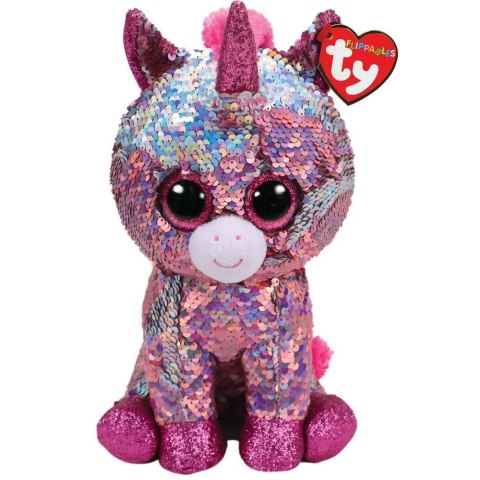 Maskotka TY Beanie Boos Flippables Cekinowy Jednorożec 24cm Meteor