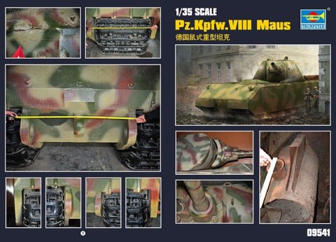 Model plastikowy Pz.Kpfw. VIII Maus Trumpeter