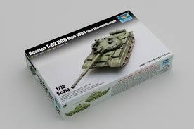 Model plastikowy Rosyjski T-62BD D modyfikowany 1984 Trumpeter