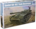 Model plastikowy Sowiecki SU-102 SPA Trumpeter