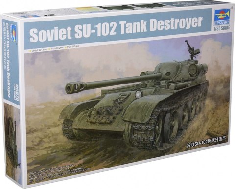 Model plastikowy Sowiecki SU-102 SPA Trumpeter
