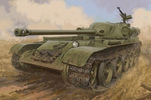 Model plastikowy Sowiecki SU-102 SPA Trumpeter