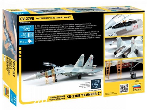 Model plastikowy Sukhoi SU-27 UB Zvezda