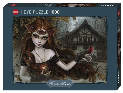 Puzzle 1000 elementów - Czerwony ptak Heye