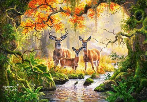 Puzzle 1000 elementów Las Castor