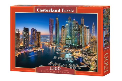 Puzzle 1500 elementów Drapacze chmur Dubaj Castor