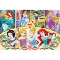Puzzle 24 elementy Maxi - KsiÄĹźniczki Disneya, Magia wspomnieĹ Trefl