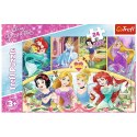 Puzzle 24 elementy Maxi - KsiÄĹźniczki Disneya, Magia wspomnieĹ Trefl