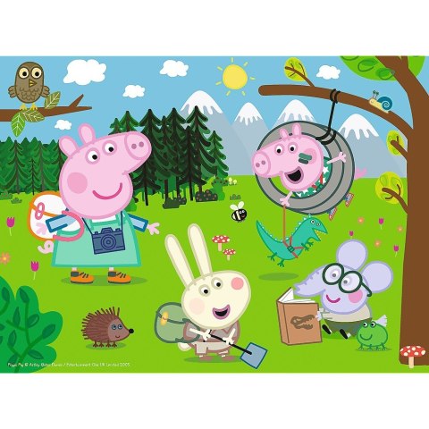 Puzzle 30 elementów - Świnka Peppa, Leśna wyprawa Trefl