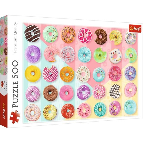 Puzzle 500 elementów - Donaty Trefl