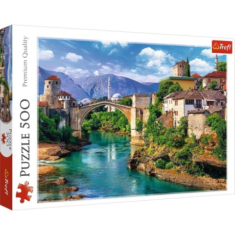 Puzzle 500 elementów - Stary Most w Mostarze, Bośnia i Hercegowina Trefl