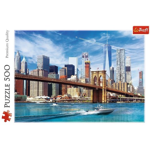 Puzzle 500 elementów - Widok na Nowy Jork Trefl