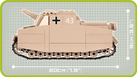 Klocki Historical Collection Sd.Kfz.166 Sturmpanzer IV Brummbar Cobi Klocki