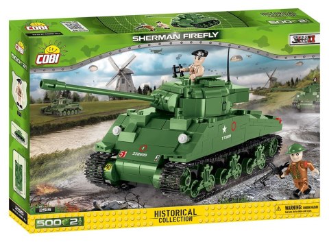 Klocki Historical Collection Sherman Firefly - amerykański czołg średni Cobi Klocki
