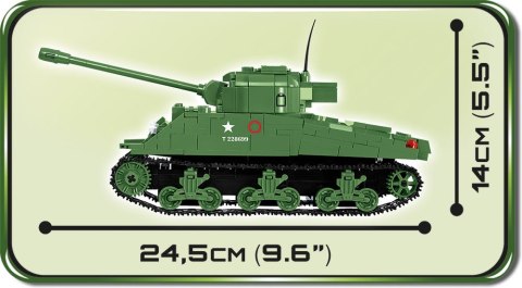 Klocki Historical Collection Sherman Firefly - amerykański czołg średni Cobi Klocki