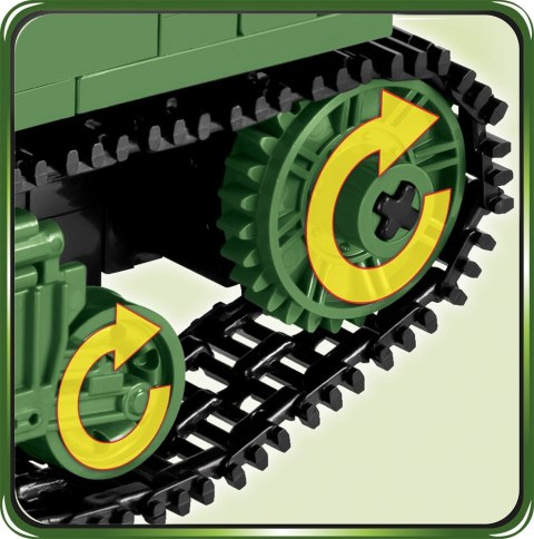 Klocki Historical Collection Sherman Firefly - amerykański czołg średni Cobi Klocki