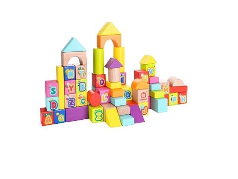 Klocki drewniane Top Bright Alfabet Brimarex