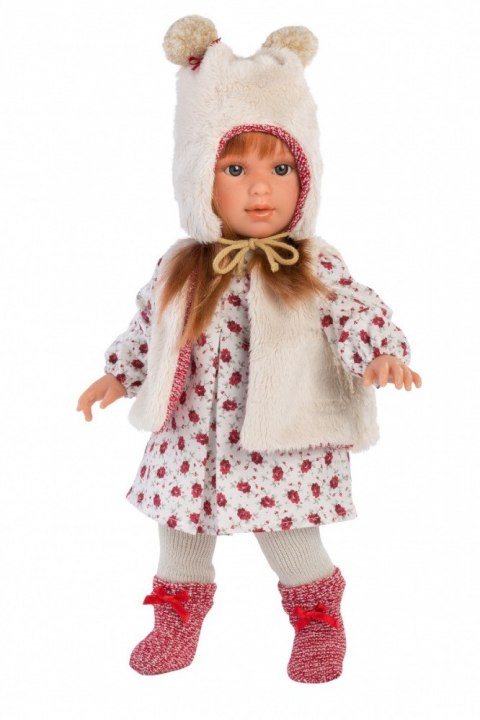 Lalka Martina ruda pluszowa czapeczka 54026 40 cm Llorens