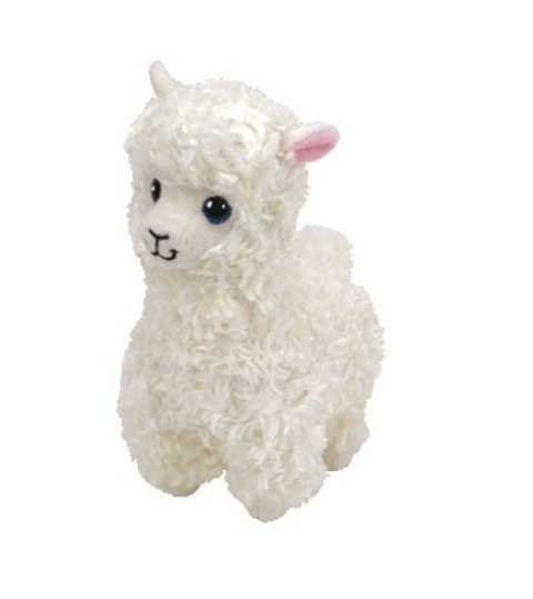 Maskotka TY Beanie Babies - Kremowa lama Lily 15 cm Meteor