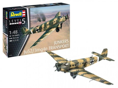 Model plastikowy Junkers JU52/3M Transport Revell