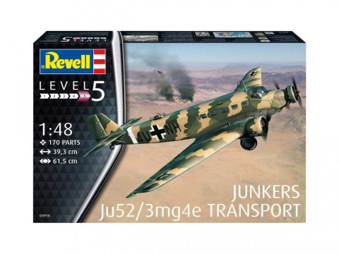 Model plastikowy Junkers JU52/3M Transport Revell