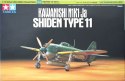 Model plastikowy Samolot Kawanishi Shiden typ 11 Tamiya